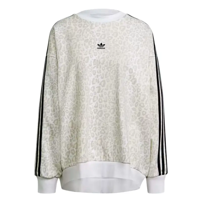 Adidas Originals Sweatshirt Women's Leopard Print/White