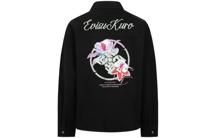 EVISU Jackets Women's Black Lapel Moderate Other
