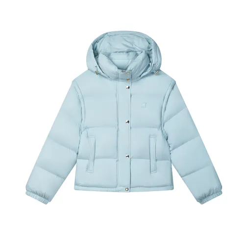 FILA Down Jacket Women's Autumn Aqua Blue