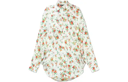 Balenciaga Shirt Loose Fit Women's White