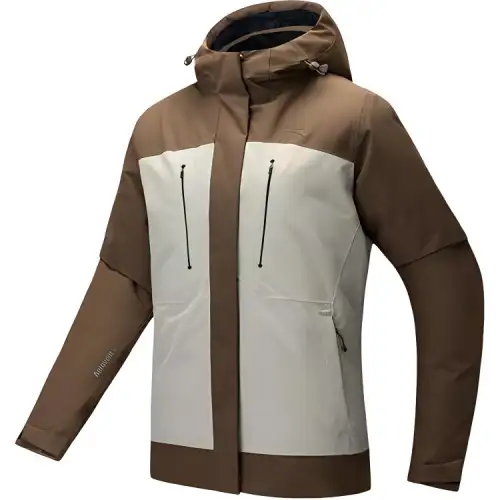 Anta Sports Life Collection Jackets & Coats Women's Mulberry Brown/Cyan Grey