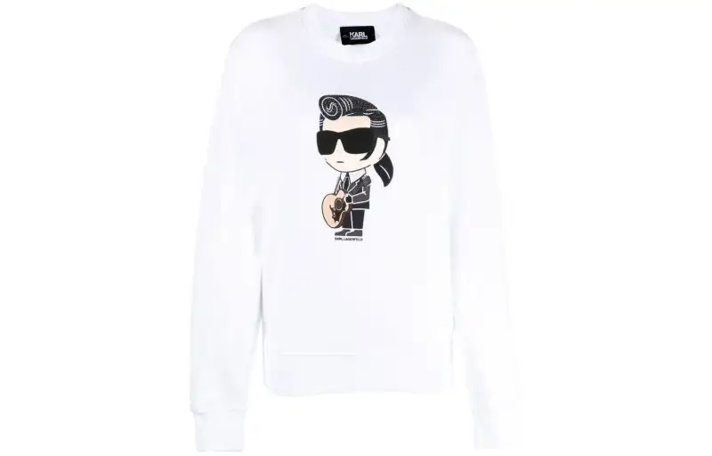 KARL LAGERFELD / Karl Lagerfeld Jeans K/Superstars Crew Neck Sweatshirt