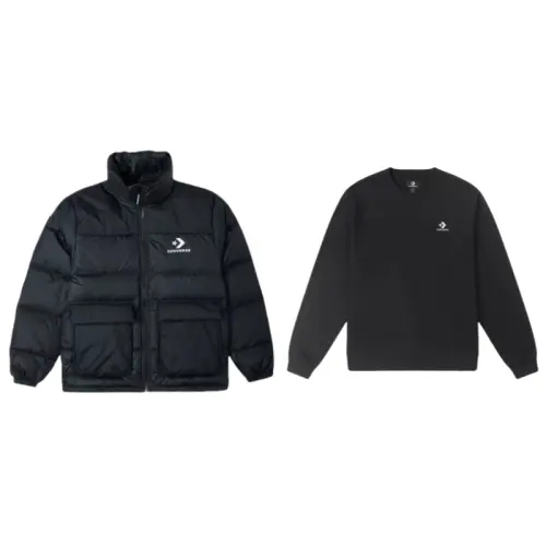 Converse Casual Sportswear Unisex Black