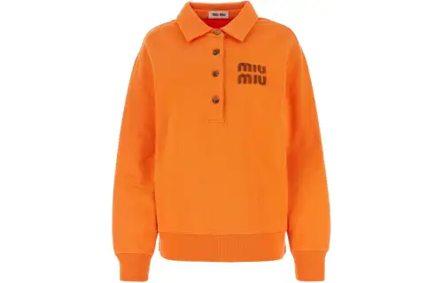 MIU MIU SS24 Sweatshirt Women's Orange