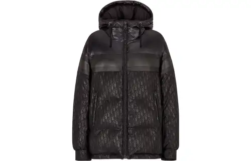 DIOR Fw22 'Alps' Capsule Collection FW22 Puffer Jacket Women's Black