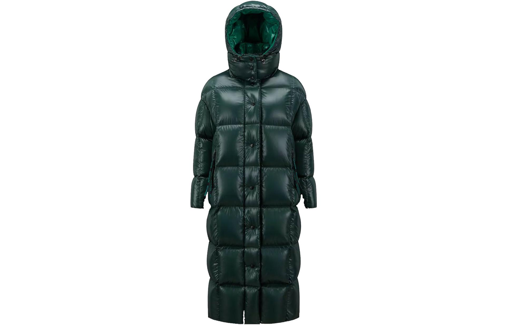 Женская куртка Moncler Parnaiba (зеленая)