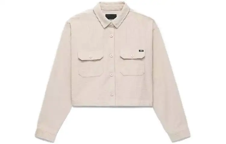 Vans Harmony Shacket Jackets Women's Light Umber Lapel Moderate Other