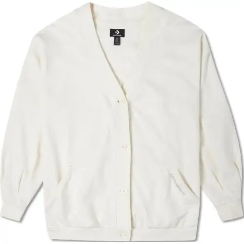 Converse TWISTED KNITS CARDIGAN Knitwear Women's White