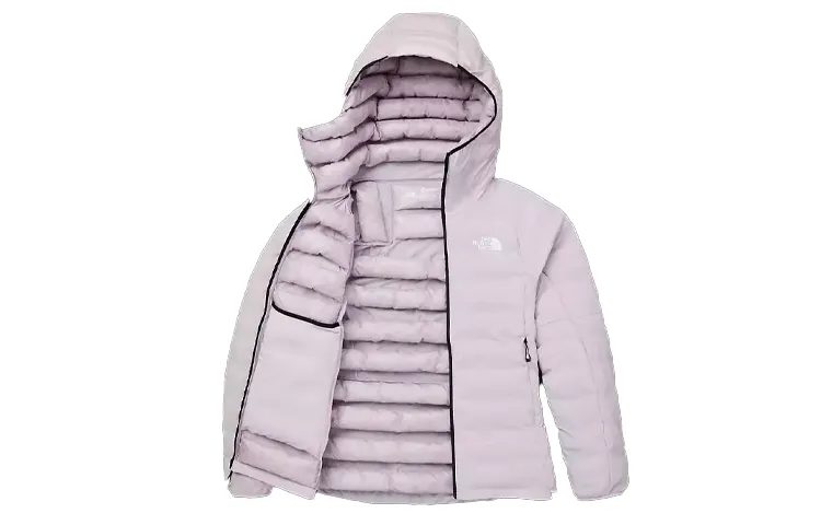 THE NORTH FACE Down Jackets Women's Light Purple Hooded Thickened Other