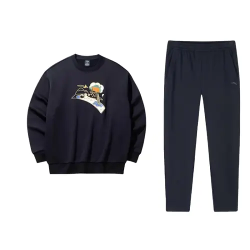 Anta Life Collection Casual Sportswear Men's Black