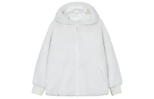 Jordan CNY Jackets Women's White Hooded Moderate Other
