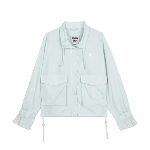 Skechers Jackets Women's Ice Green Lapel Moderate Other