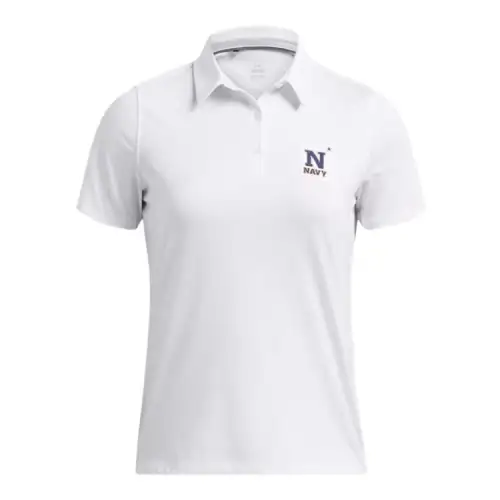 Under Armour Collegiate Tee To Green Polo Shirt Women's White