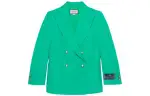 GUCCI Jackets Women's Green Lapel Moderate