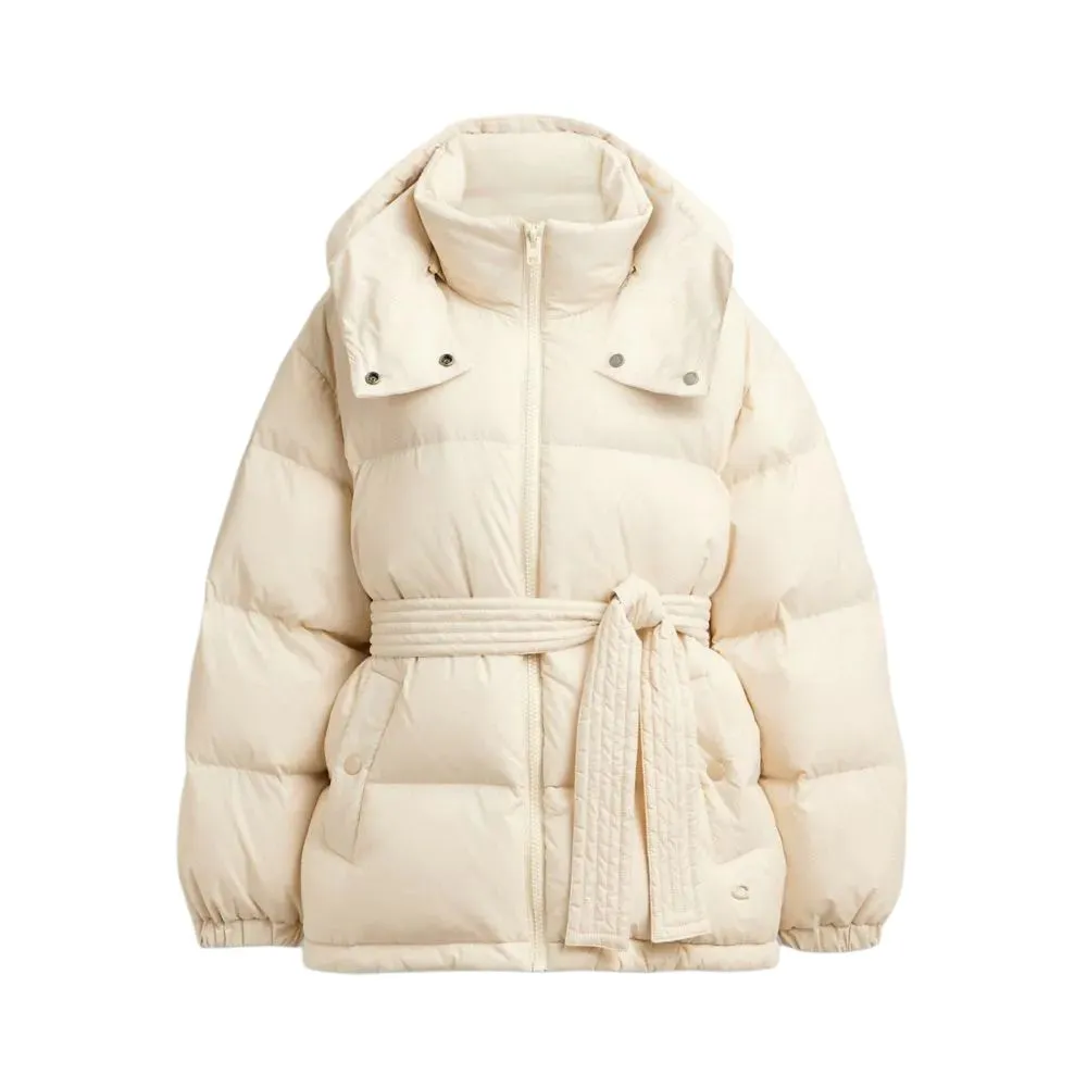COACH FW24 Down Jacket Women's Cream