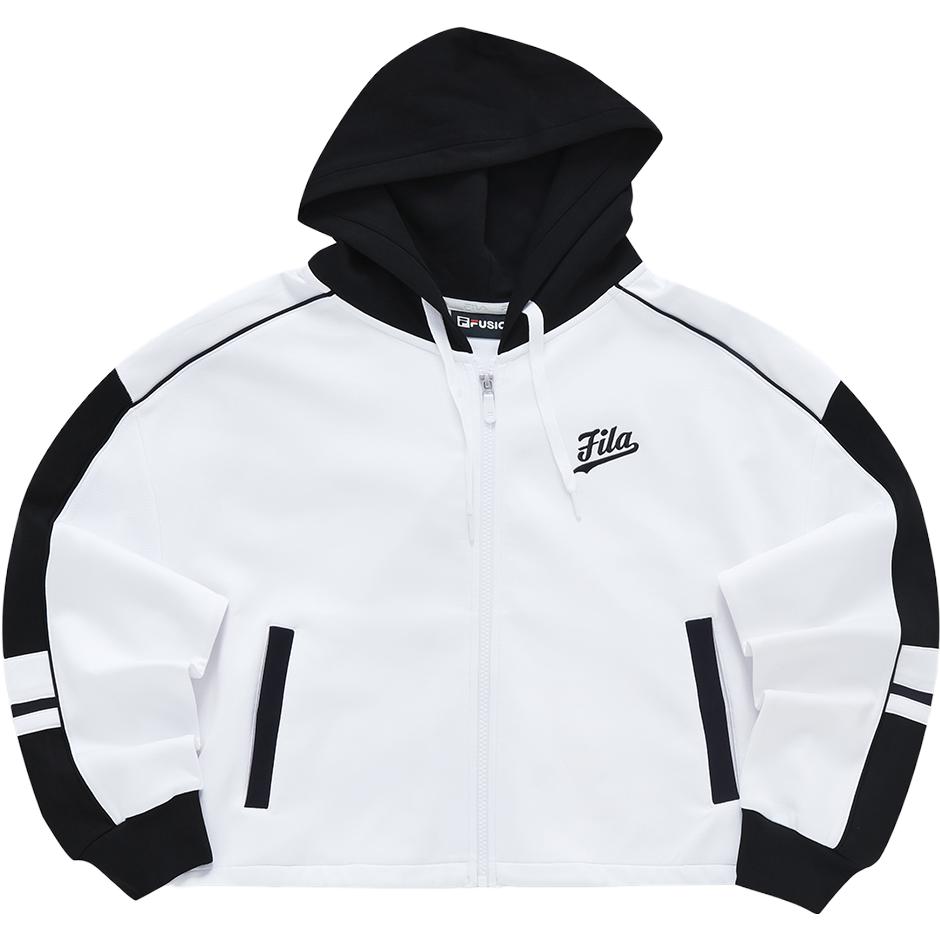 Женская куртка Fila BASEBALL (бело-черная)