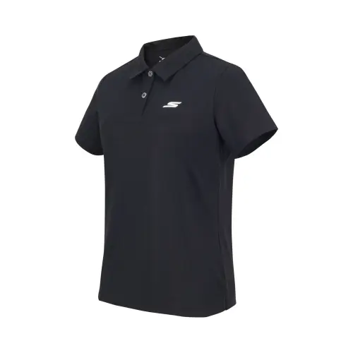 Skechers Polo Shirt Women's Meteorite Black