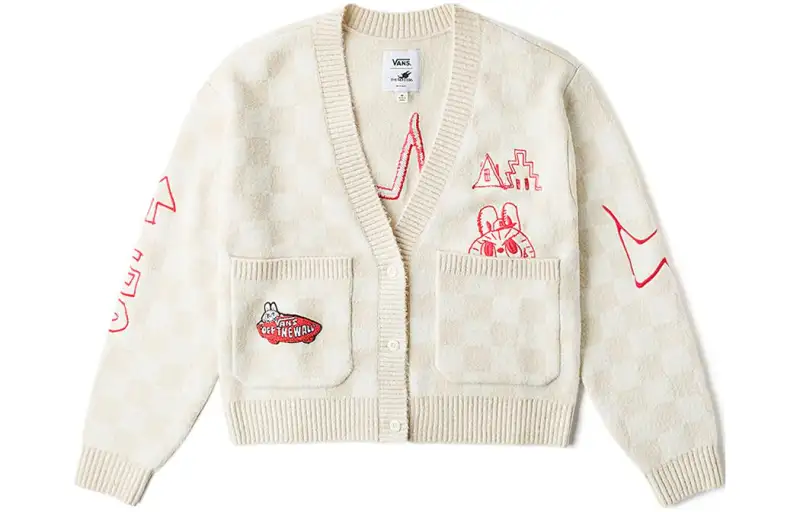 Vans x THE MONSTERS Knitwear Women's Sand Checkerboard