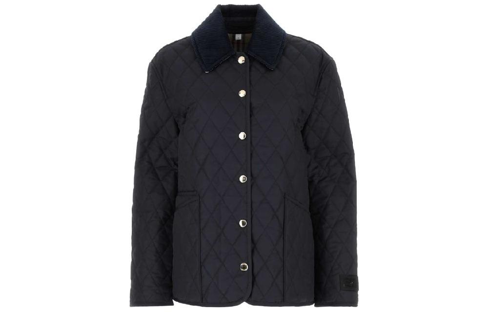 Женские куртка Burberry Стеганая (темно-синяя)
