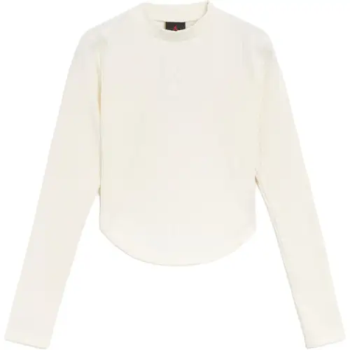 Jordan Knitwear Women's White Half Turtleneck Moderate Other