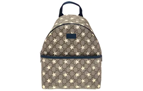 GUCCI Canvas With Leather Backpack Kids'