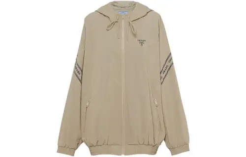 Prada Drawstring Hooded Jacket