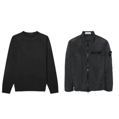 STONE ISLAND Casual Sportswear Unisex Black