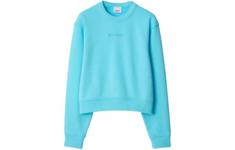 Burberry SS24 Sweatshirt Women's Bright Blue Topaz