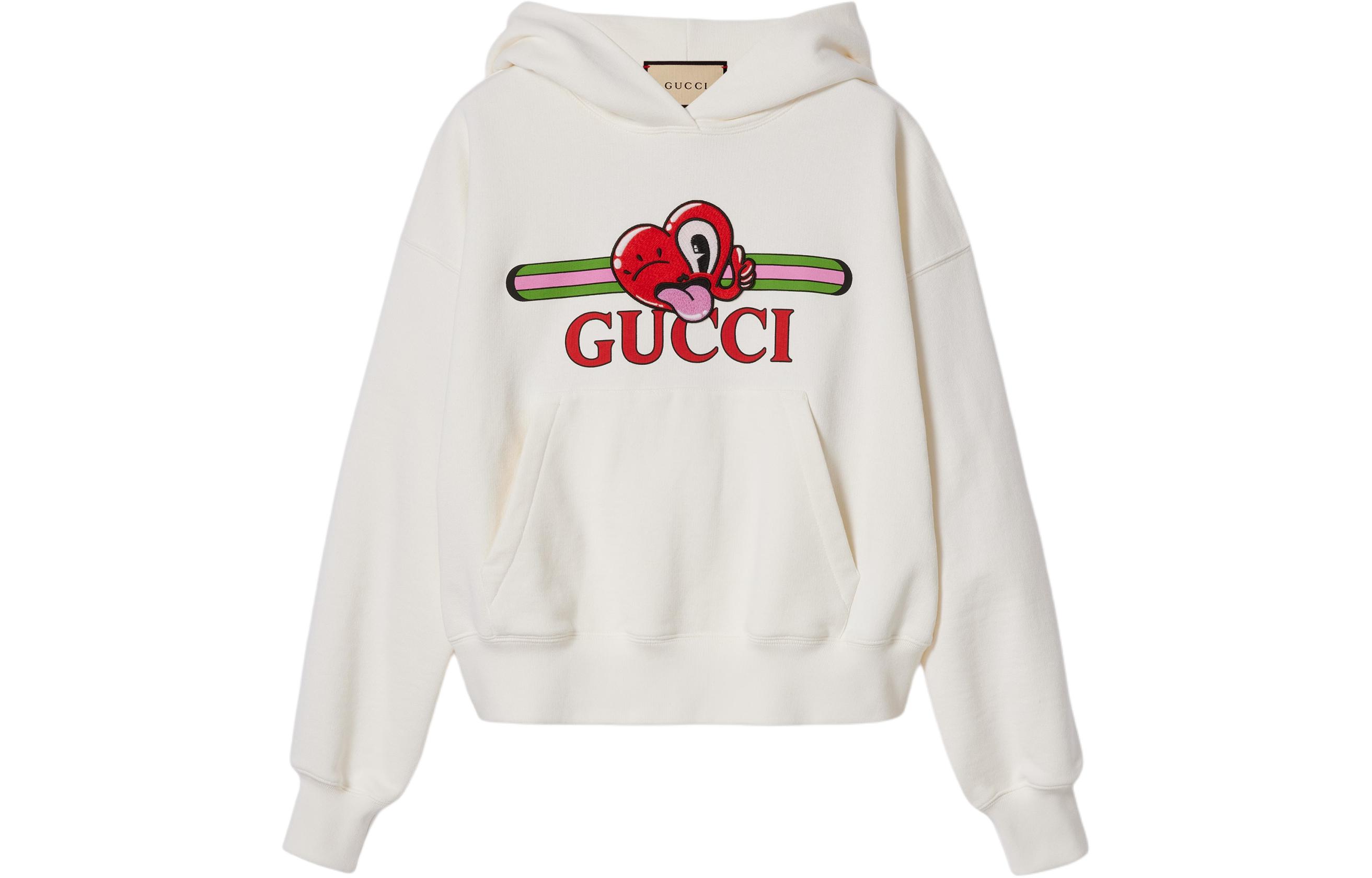 Женское худи Gucci SS24 (молочное)
