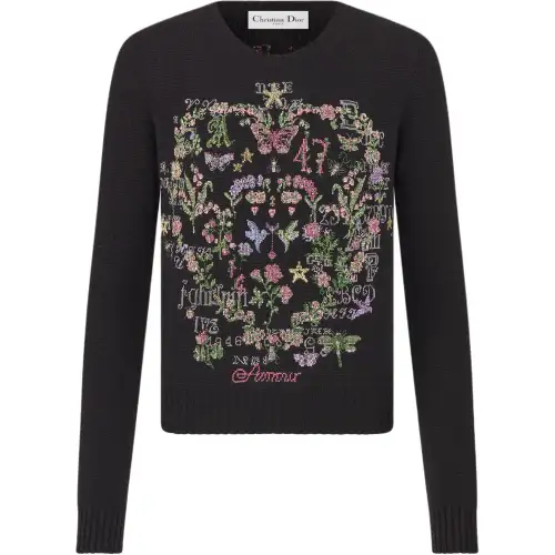 DIOR Cashmere Sweater Women's Black