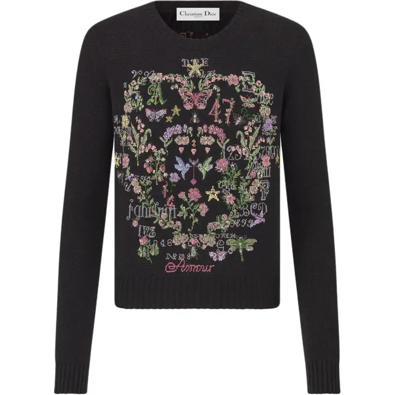 DIOR Cashmere Sweater Women's Black