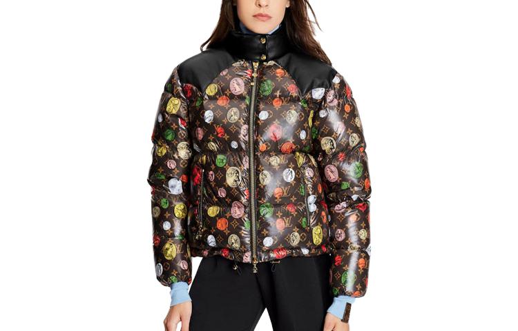 Женские куртка Louis Vuitton Down Jacket (коричневая)