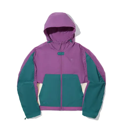 Li Ning Jackets & Coats Women's Crystal Purple/Light Custard/Ink Green
