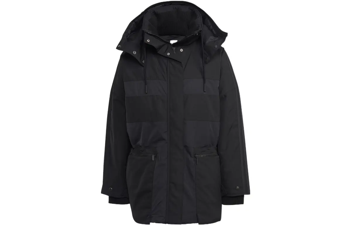 Adidas Originals Down Jackets Women's Black Hooded Thickened Other