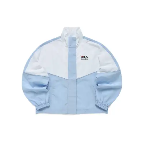 FILA Jackets Women's Snow Blue Stand Collar Moderate Other