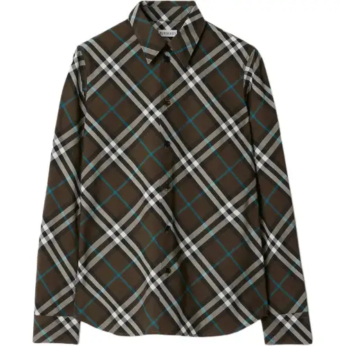 Burberry checked shirt