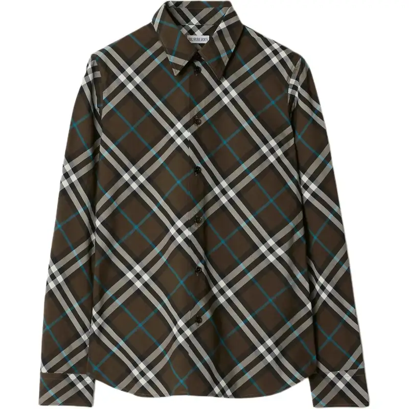 Burberry checked shirt