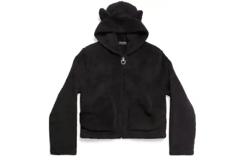 Balenciaga Jackets & Coats Regular Fit Women's Black