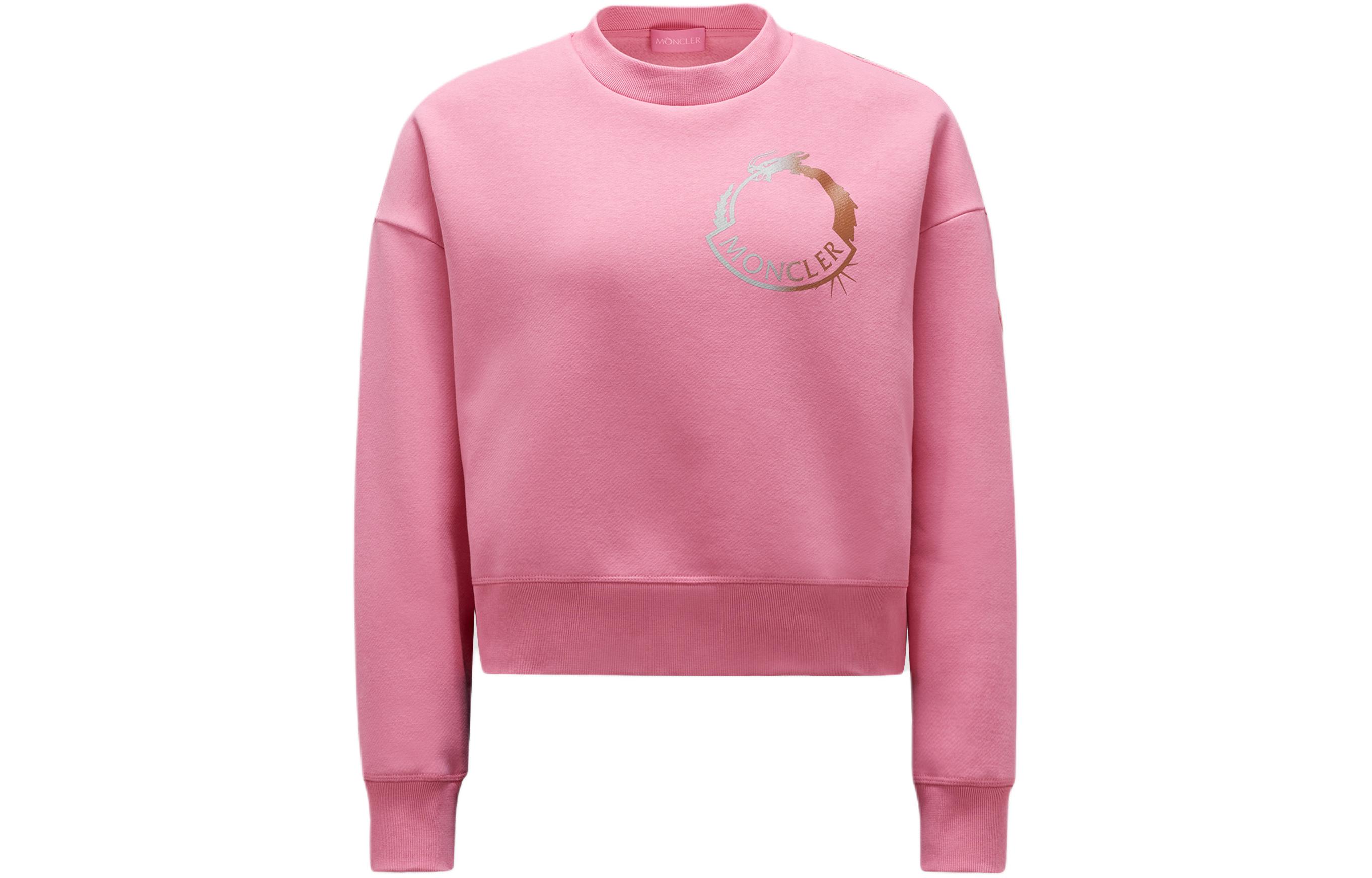 Женское худи Moncler SS24 (розовое)
