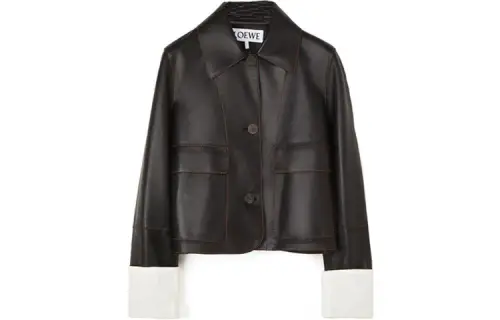 LOEWE Jackets Women's Black Lapel Moderate