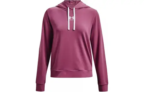 Under Armour RIVAL TERRY HOODIE Sweatshirt Women's Pink