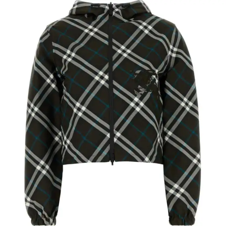 Burberry Checked Reversible Hooded Jacket