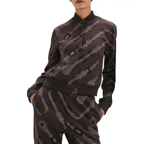 HERMES SS25 Jackets & Coats Women's Charcoal Brown