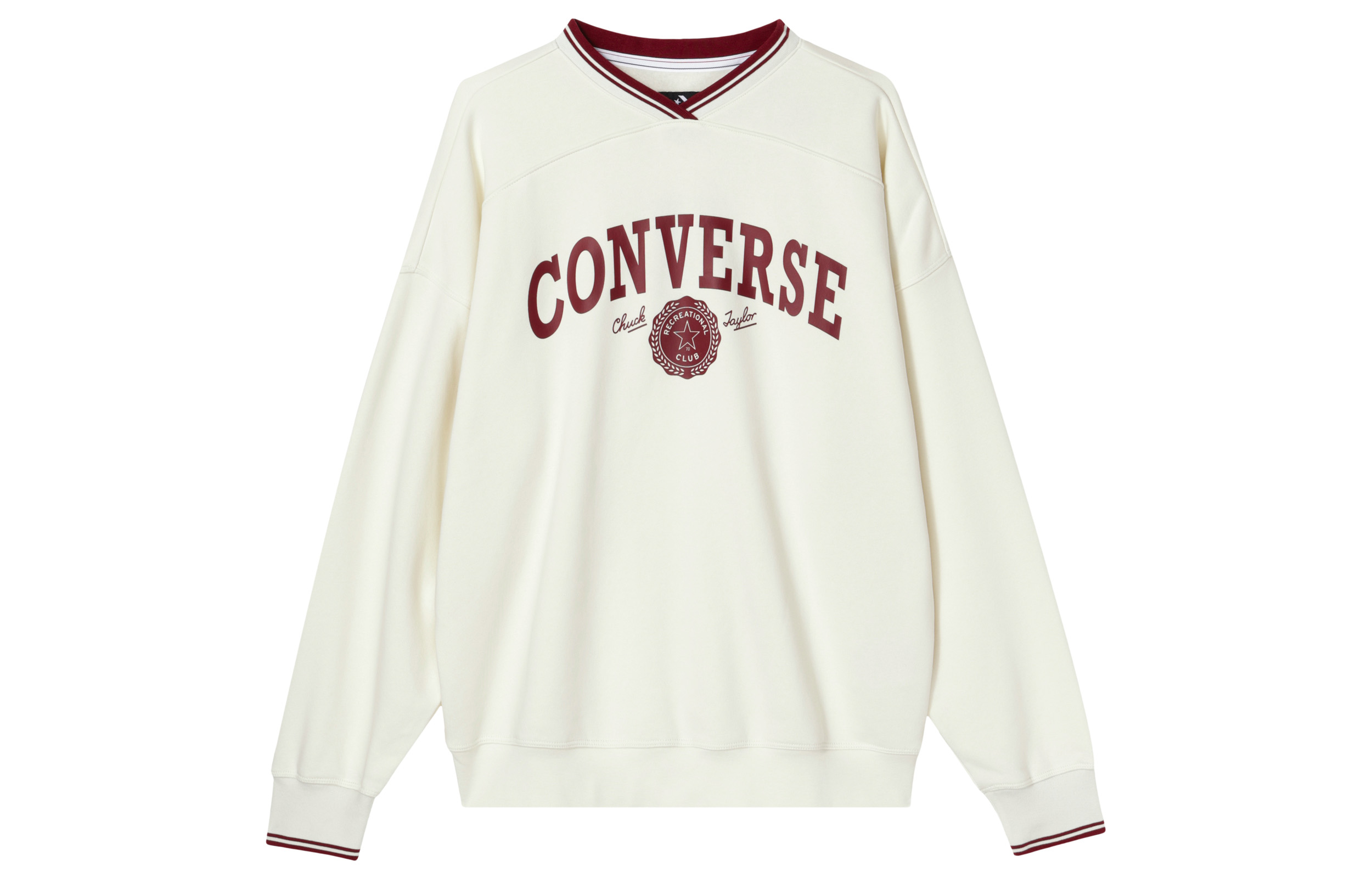 Женское худи Converse Retro Oversized (белое)