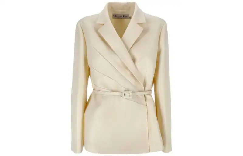 DIOR Jackets Women's Light Umber Lapel Moderate Other