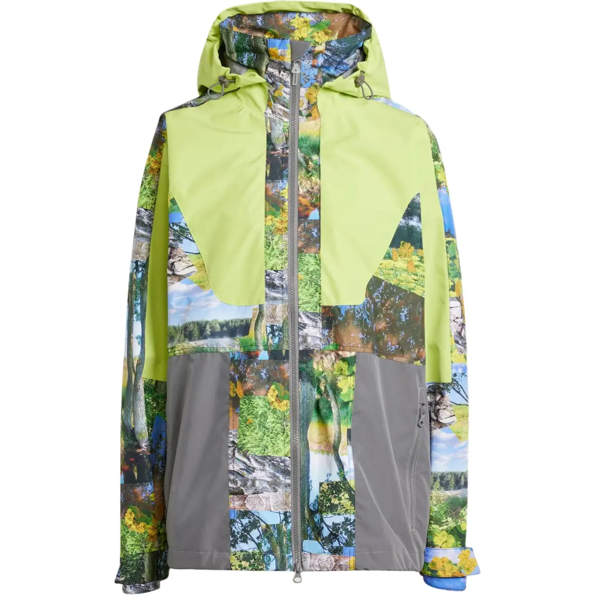 Adidas Truenature landscape-print hooded jacket