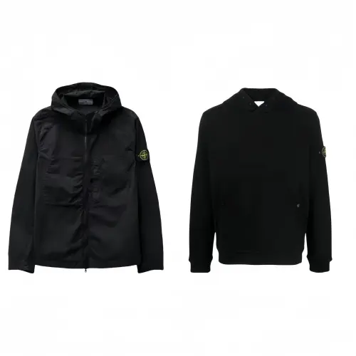 STONE ISLAND Casual Sportswear Unisex Black