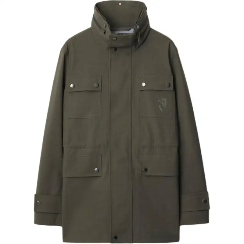 Burberry B Shield-embroidered jacket