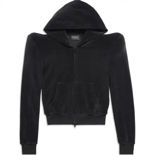 Balenciaga Jackets & Coats, Regular Fit Women's Black