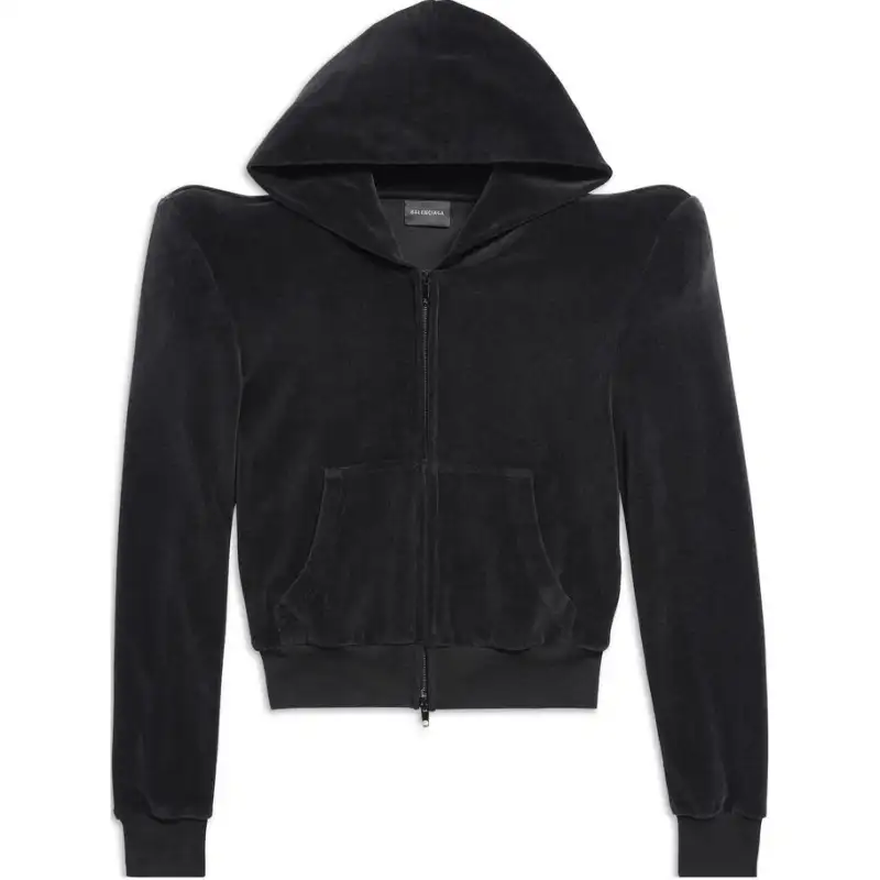 Balenciaga Jackets & Coats, Regular Fit Women's Black